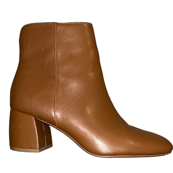 Chinese Laundry Women's Davinna Tan Leather Softy Kid Ankle Boots Size 9 - Picture 1 of 16